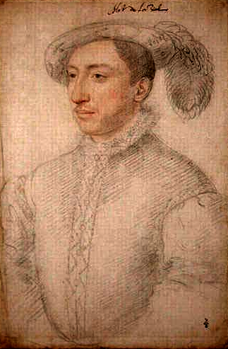 Guy XVII de Laval - Portrait par Clouet